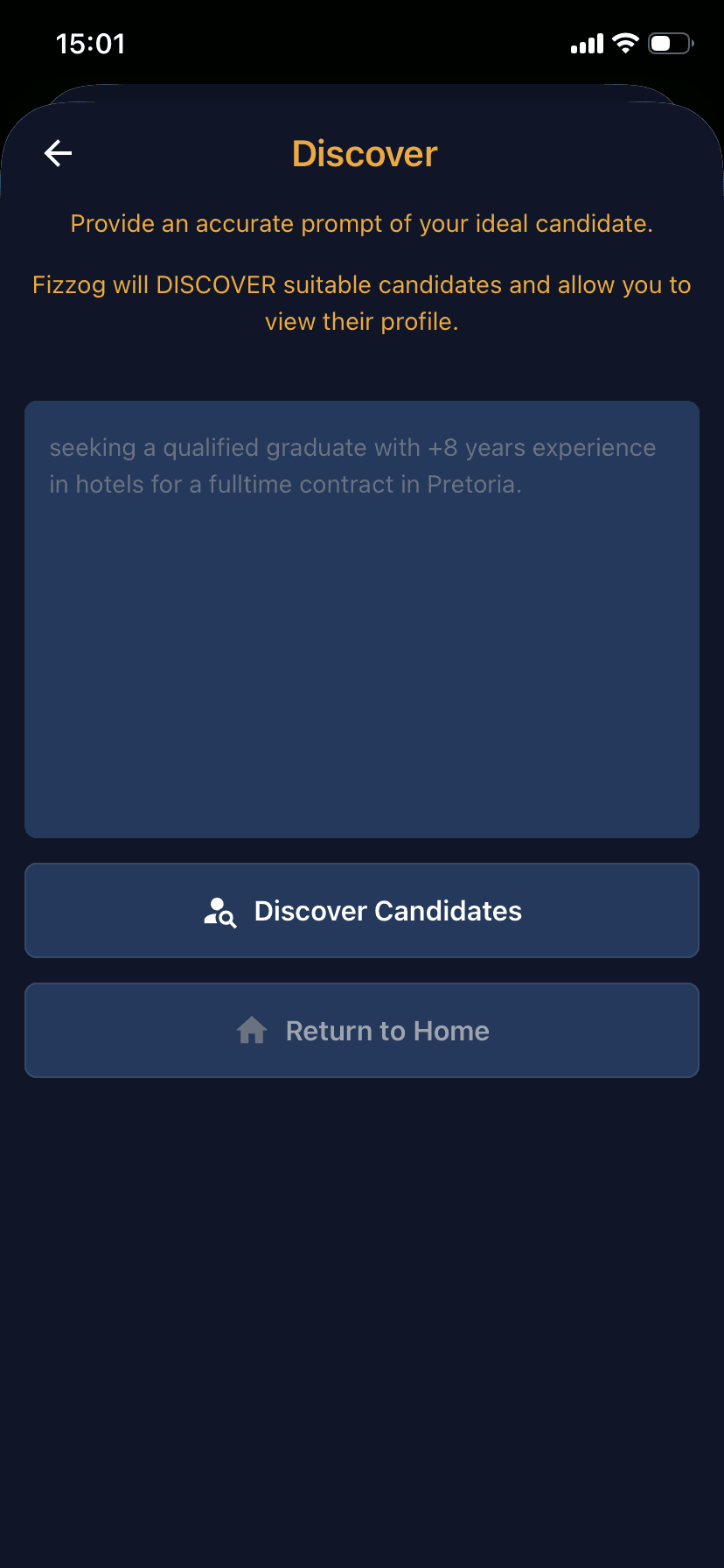 Discover talent